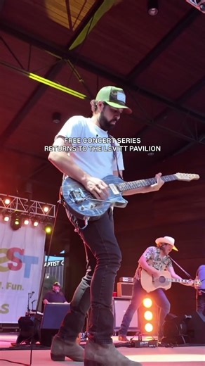 Free live music under the stars! The Levitt Pavilion spring concert series starts April 24.