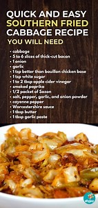 Southern Fried Cabbage Recipe | Easy Side Dish