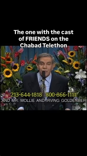 The one with the cast of FRIENDS on the Chabad Telethon. Followed by a blooper! | Michael Dickson