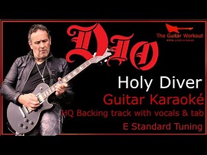 Dio - Holy Diver (HQ Backing Track with vocals & tab)