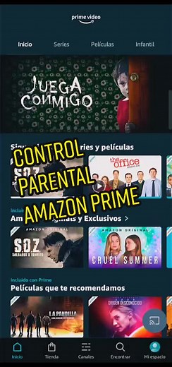 Configura el Control Parental en Amazon Prime Video