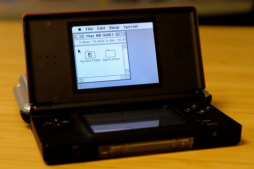 Running Mac OS on the Nintendo DS is Possible, But There are Quite a Few Steps