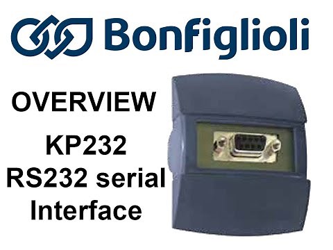 Bonfiglioli Serial interface KP232 simple overview Active Cube