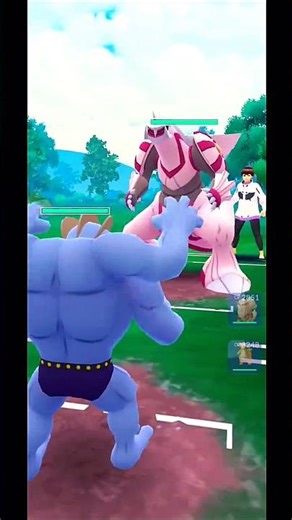 Machamp vs Palkia (Origin) | Master League PVP | Pokemon GO #Shorts #GBL