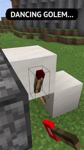 How to make a Dancing Iron Golem! #shorts #minecraft