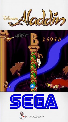 Disney’s Aladdin - Sega Genesis/Mega Drive #retrogaming