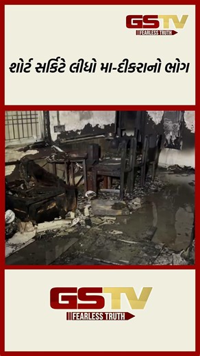 શોર્ટ સર્કિટે લીધો મા-દીકરાનો ભોગ