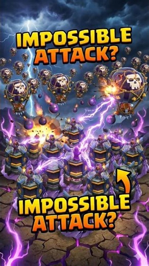 1 balloon with 30 clone spell vs wizard towers #clashofclans #gamingchannel #coc @Inferno_coc