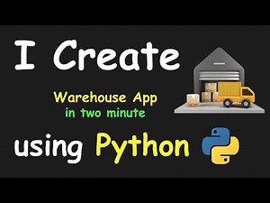 I CREATE WAREHOUSE APP IN 2 MIN USING PYTHON & LEARN PYTHON BY BUILDING SIMPLE PROJECTS