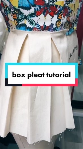 Box Pleat Tutorial: How to Sew Box Pleats for Fashion Design