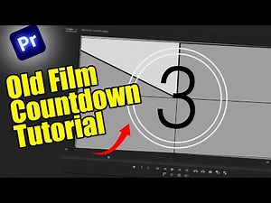 Old Film Countdown In Premiere Pro | Easy Tutorial