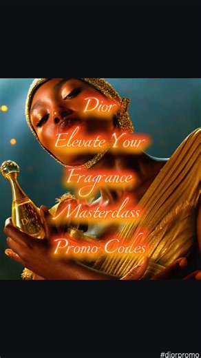 New Dior Promo Codes from Elevate Your Fragrance Masterclass 🌸✨🎁 ‪@Dior‬