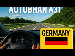 Driving on the A31: How Fast Can You Really Go on the German Autobahn?"#germanautobahn