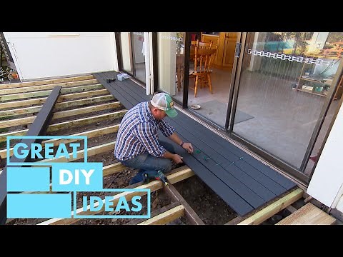 AMAZING Backyard Deck Makeover | DIY | Great Home Ideas
