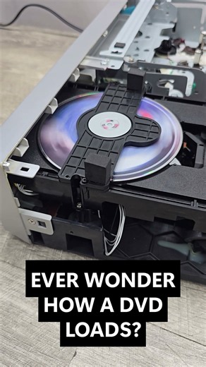 Ever Wonder How a DVD Drive Loads a Disc?
