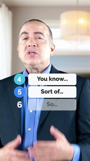 Top filler words to remove from your speech! #learnenglish with #fluentjoy #shorts. #inglesonline