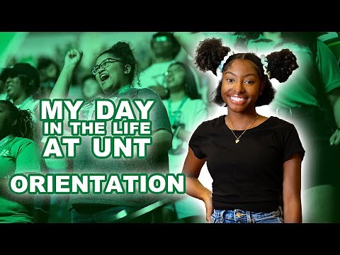 Orientation at UNT | My Day in the Life Vlog