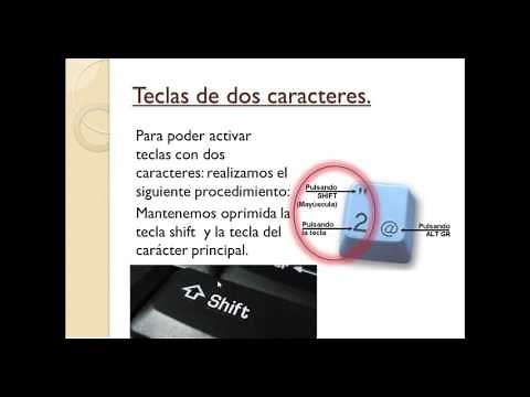 TECLAS DE DOS Y TRES CARACTERES GRADO 6TO
