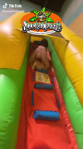 From the tallest indoor inflatable slides to custom-made jumpers, Scooter’s Jungle takes fun and excitement to a whole new level - Play. Party. Celebrate. 🌴🐵 #scootersjungle #privatebirthdayparty #inflatableslide #indoorparty #kidspartyvenue