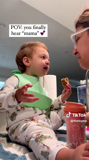 Adorable Baby Saying 'Mama' in Heartwarming Video