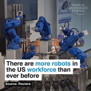 217K views · 4K reactions | 2017 saw a 60% rise in robot usage within food and consumer goods companies.  Read more: https://wef.ch/2EQu7Wo | World Economic Forum | Facebook