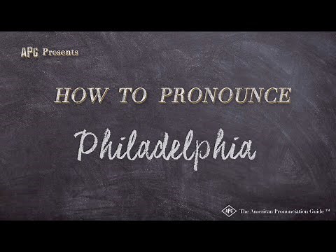 How to Pronounce Philadelphia (Real Life Examples!)