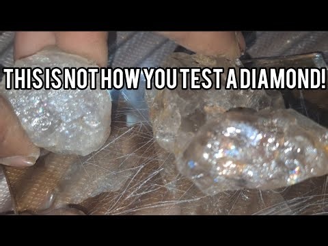 Diamond Glass Scratch Test EXPOSED! The Real Science Behind Testing Raw Diamonds (Must Watch)