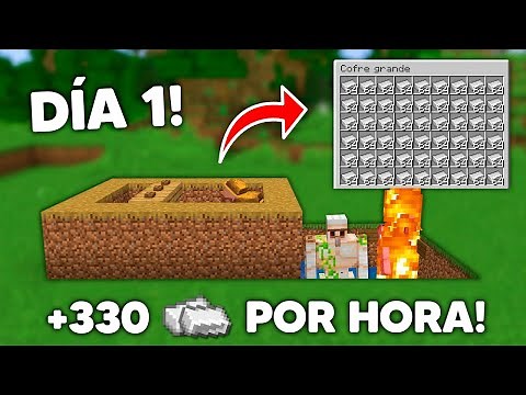 La Granja de Hierro Más Fácil - Minecraft Java 1.20+
