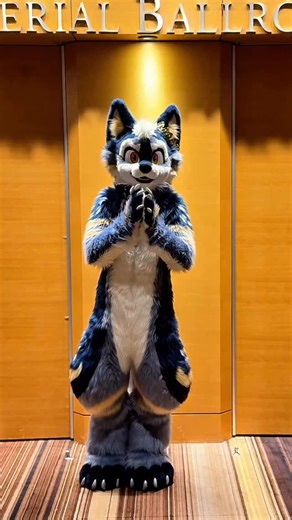 Blizz on Instagram: "Life’s too short to get caught up in the drama…surround yourself with good friends, and enjoy it! 🩵✨ #furry #furryreels #furryfandom #furrycommunity #fursuit"