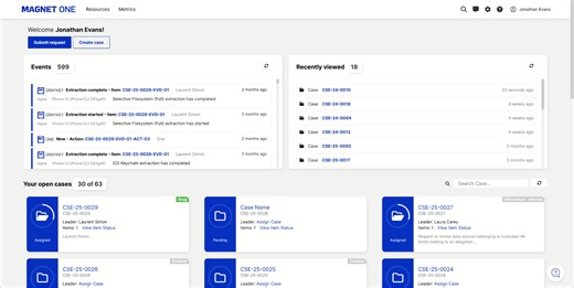 By connecting your forensics tools (like Magnet #Axiom and #Graykey) to #MagnetOne, you can eliminate redundant tasks, give your team real-time visibility into lab activity, and accelerate your workflows so you can spend less time managing processes and more time delivering results. Magnet One's time-saving connected apps features are included free as part of any Magnet Forensics product license. When you connect your tools like Axiom or Graykey, you'll be able to reduce manual steps and improve