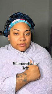 18K views · 127 reactions | Slime still stuck in my hair Finna look like Ekane 2025  #slimeinhair #slime #hairmask #slimeasmr | Just Brittt | Facebook