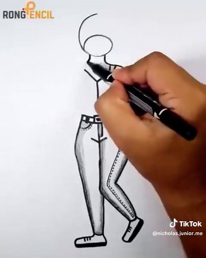 Pencil Sketch Techniques: Drawing a Cartoon Female Figure