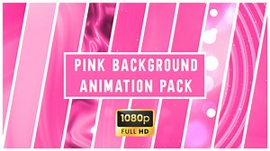 Vibrant Pink Fluid Abstract Backgrounds Animation Pack