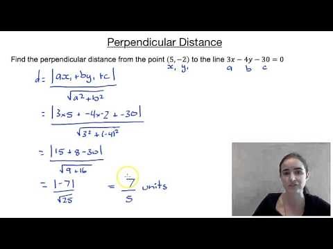 Perpendicular Distance
