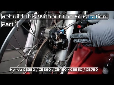 The Ultimate Guide To Rebuilding Your Vintage Honda Motorcycle Hydraulic Brake System: Part 1