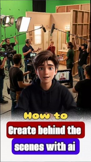 CREATE YOUR very own behind the scenes footage with ai ( DAY 22 Recreating viral ai clips )