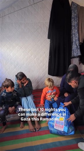 Food pack distributions are continuing across Gaza during these last ten nights of Ramadan, reaching families who are struggling to secure even the most basic meals. Through your generosity, essential food supplies are helping parents feed their children and break their fast with dignity. In these blessed final nights, Gaza needs us now more than ever. Let your charity bring relief and hope to those facing unimaginable hardship. Donate via link in bio or click below to help provide food packs to