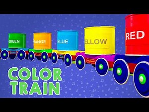 The Color Train Song 🚂 Learn Your Shapes & Colors 🎨 Trains For Kids | Toddler Learning Kids Songs