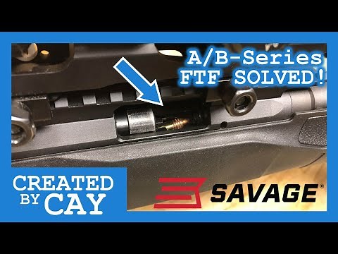 Savage B22 B17 A22 A17 Fail to Feed FTF - Solved