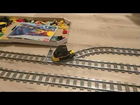 Tests of LEGO train track switch converted to 9V