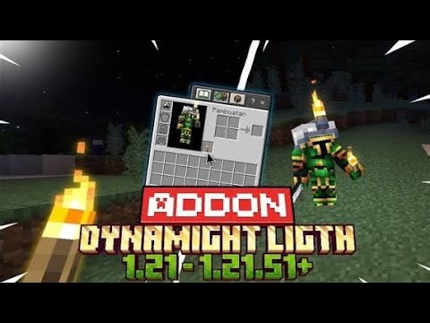 DOWNLOAD DYNAMIC LIGHT MOD/ADDON FOR MINECRAFT PE 1.21