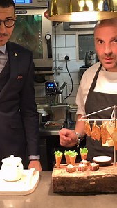 WOW. never seen before behind the scenes preparations of the dish they had to cook on Masterchef Greece back in 2017. My apologies for my Greek in advance. Gc @masterchefgr | George Calombaris