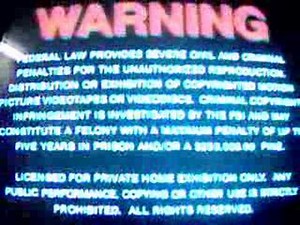 Turner Home Entertainment logo and Warning