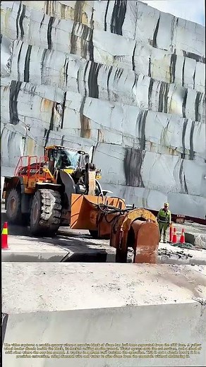 Splitting the Mountain: How a Diamond Saw Carves Marble from the Earth