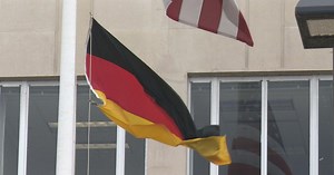 Why is the German flag flying over the City-County Building? Here's your answer