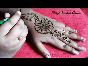 simple easy henna mehndi designs for hands || mehndi designs for beginners