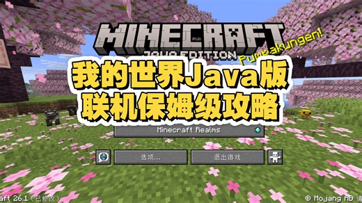 保姆级MCjava联机攻略！双端通用！不需要正版账号！