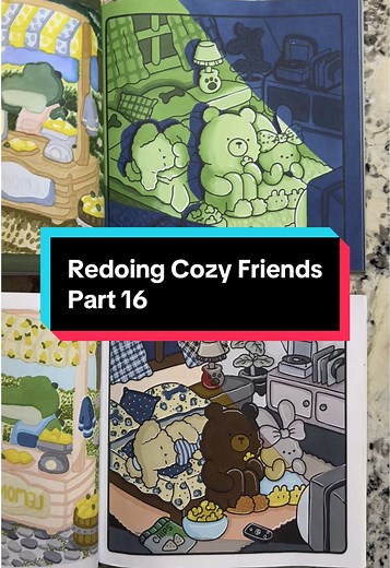 Redoing Cozy Friends: Part 16 Coloring Inspiration