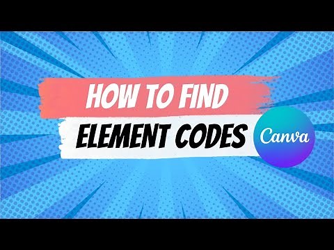 How to find element codes in canva | tutorial by DLC Ventures India