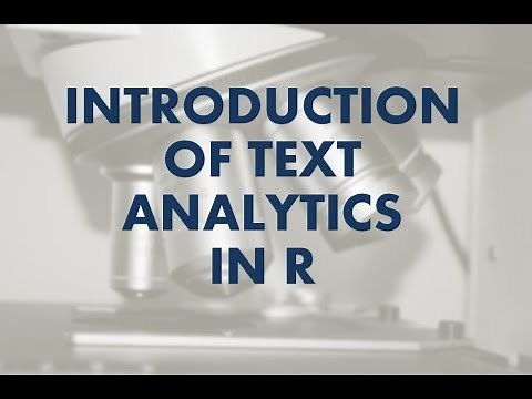 Data Science Tutorial | Introduction of Text Analytics in R | R Programming Tutorial